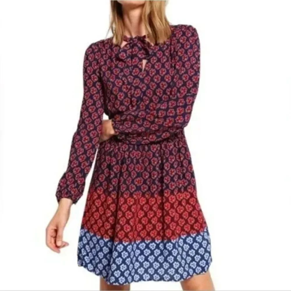 GAP Boho Colorblock Clover Dress